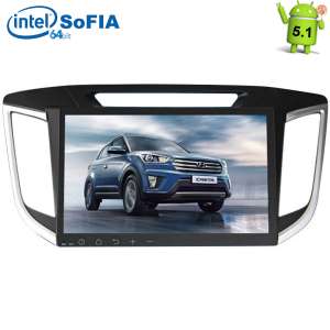 Штатная магнитола Hyundai Creta  LeTrun 1726 HH Intel Android 5.x экран 10 дюймов