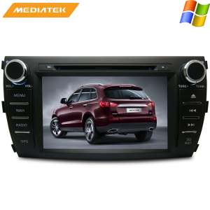 Штатная магнитола Zotye T600 S30 LeTrun 1728