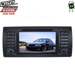 Штатная магнитола BMW X5 E53, 5-series E39 LeTrun 2521 Android 8 DSP 8 ядер