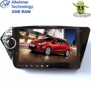 Штатная магнитола Kia Rio до 2017 года LeTrun 2381 Android 7.1.1 Alwinner T3 экран 9 дюймов
