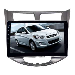Штатная магнитола для Hyundai Solaris LeTrun 2597-2509 10 дюймов KD Android 8.x MTK 4G 2.5D 2+16 Gb