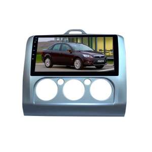 Штатная магнитола для Ford Focus 2 05-10 г кондиционер LeTrun 2445-2361 9 дюймов KD Android 8.x MTK-L 2.5D 1+16 Gb