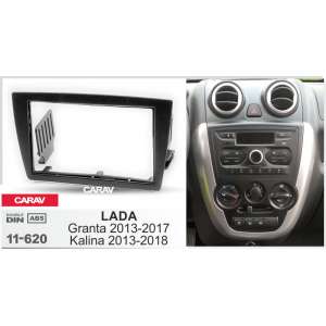 CARAV 11-620 (2-DIN монтажная рамка для LADA Granta 2013-2017, Kalina 2013+