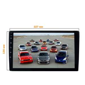 Базовая магнитола 9 дюймов для переходных рамок LeTrun 4544 IN Android 10 2+32 Gb 8 ядер Unisoc 9863 DSP