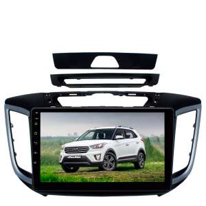 Штатная магнитола для Hyundai Creta с 2015 года LeTrun 3851-4659 9 дюймов IN Android 10 4+64 8 ядер Unisoc 7862 DSP