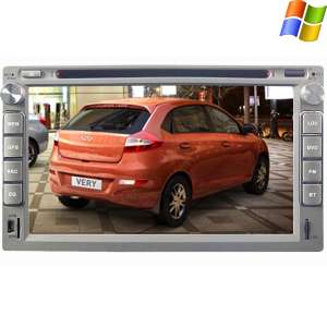 Штатная магнитола Chery A3,M11,Very,Kimo,Tiggo серый LeTrun 0293