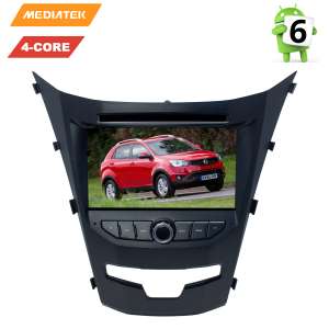 Штатная магнитола Ssangyong Actyon с 2013 года LeTrun 3129 KD Android 8.x MTK 4G