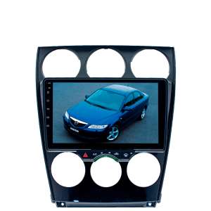 Штатная магнитола для Mazda 6, Atenza c 2002 до 2007 г. LeTrun 2759-3087 9 дюймов KD Android 8.x  1+16 DSP ++