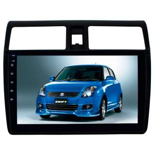 Штатная магнитола для Suzuki Swift c 2004 до 2010 года LeTrun 2760-1827 10 дюймов KD Android 8.x MTK 4G 2+16 Gb