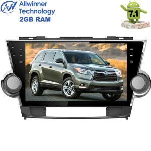 Штатная магнитола Toyota Highlander LeTrun 2286  Android 7.1 экран 10,2 дюйма T3