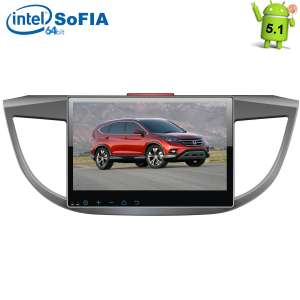 Штатная магнитола Honda CRV с 2012 г LeTrun 1707 Intel Android 5.1 экран 10,2 дюйма