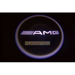 Проекторы логотипа в двери для  AMG