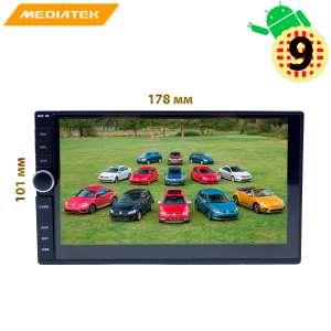 Магнитола 2 DIN универсальная LeTrun 2983 NS Android 9.x 1+16 Gb