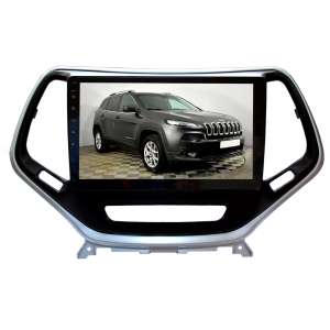 Штатная магнитола для Jeep Cherokee с 2014 года LeTrun 1880-3149  (крутилки) NS 2+16 Gb MTK-L Android 10.x DSP