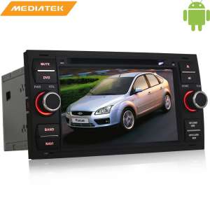 Штатная магнитола Ford Focus 2 Mondeo Fusion цвет черный LeTrun 1417 Android 4.4.4 MTK