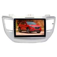 Штатная магнитола для Hyundai Tucson 3 2015-2018 гг. серебро LeTrun 2777-4498 9 дюймов XY Android 10 MTK-L 2+16 Gb IPS