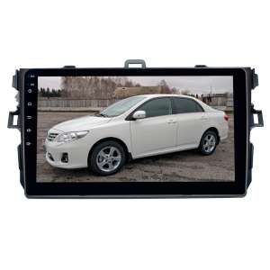 Штатная магнитола для Toyota Corolla 2007-2012 г. LeTrun 2664-2921 9 дюймов KD Android 9.x MTK-L 2+16 Gb