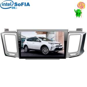 Штатная магнитола Toyota RAV4 с 2013 г. LeTrun 2086 Intel Android 5.1 экран 10,2 дюйма 