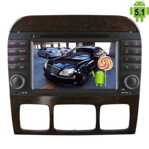 Штатная магнитола Mercedes CL,S W220 W215 S280 S300 S320 S350 LeTrun 1645 Android 5.1