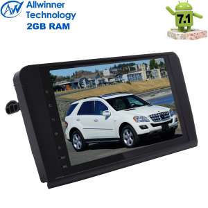 Штатная магнитола Mercedes ML, GL (2005-2012) LeTrun 2161 Android 7.1.2 Alwinner экран 9 дюймов