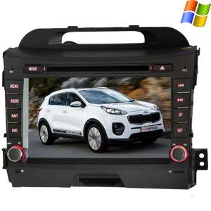 Штатная магнитола Kia Sportage 8 дюймов  LeTrun 1127 поддержка штатного усилителя