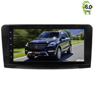 Штатная магнитола Mercedes ML, GL 2005-2012 LeTrun 1965 Android 6.0.1 экран 9 дюймов
