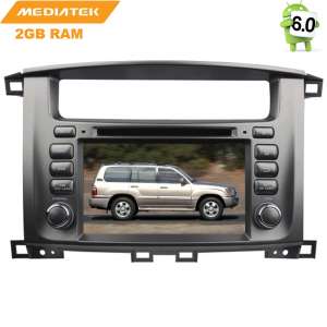 Штатная магнитола Toyota Land Cruiser 100 LeTrun 2104 Android 6.0.1 MTK поддержка усилителя