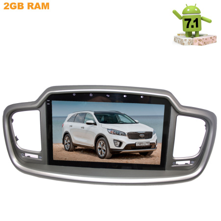 Штатная магнитола Kia Sorento с 2015 года 10 дюймов LeTrun 2130 KSP Android 7.x 2+16 GB